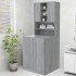Armario de lavadora gris sonoma 70,5x25,5x90