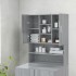 Armario de lavadora gris sonoma 70,5x25,5x90