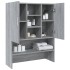 Armario de lavadora gris sonoma 70,5x25,5x90