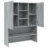 Armario de lavadora gris sonoma 70,5x25,5x90