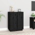 Aparador de madera maciza de pino negro 60x35x80