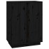Aparador de madera maciza de pino negro 60x35x80