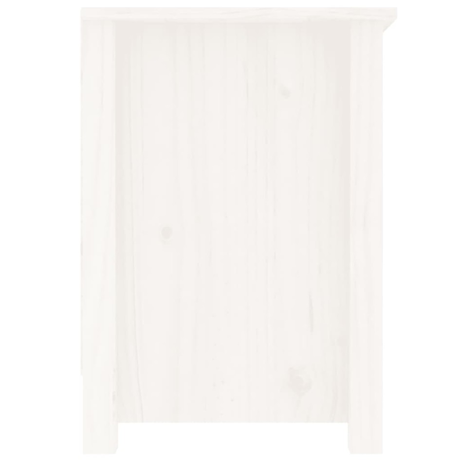 Mueble para TV de madera maciza de pino blanco 103x36,5x52