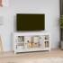 Mueble para TV de madera maciza de pino blanco 103x36,5x52