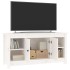 Mueble para TV de madera maciza de pino blanco 103x36,5x52