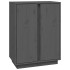 Aparador de madera maciza de pino gris 60x35x80