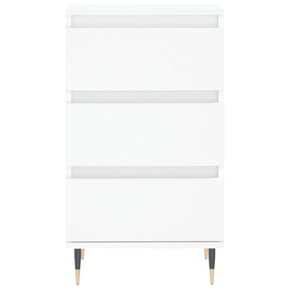 Aparador madera de ingeniería blanco 40x35x70