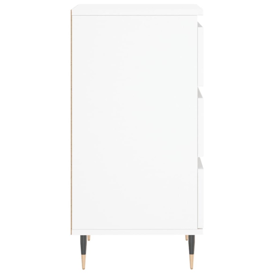 Aparador madera de ingeniería blanco 40x35x70