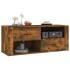 Mueble para TV madera contrachapada roble ahumado 100x35x40