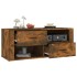 Mueble para TV madera contrachapada roble ahumado 100x35x40