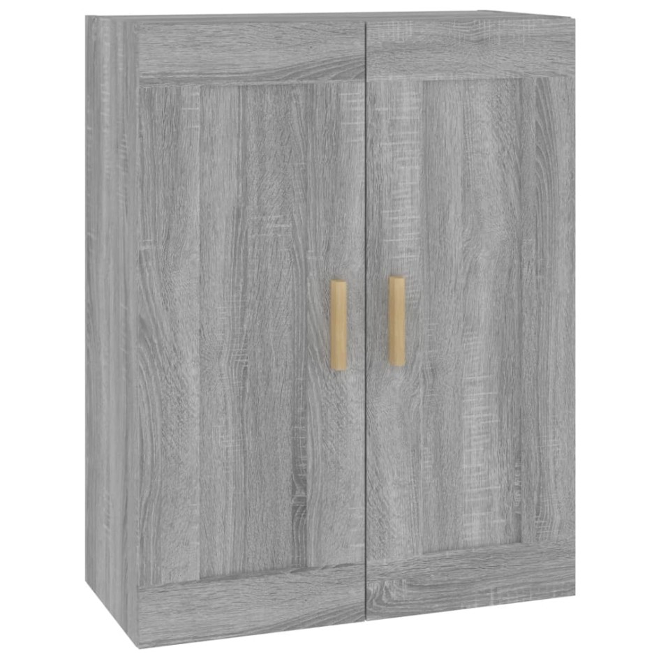 Armario de pared madera ingeniería gris Sonoma 69,5x32,5x90