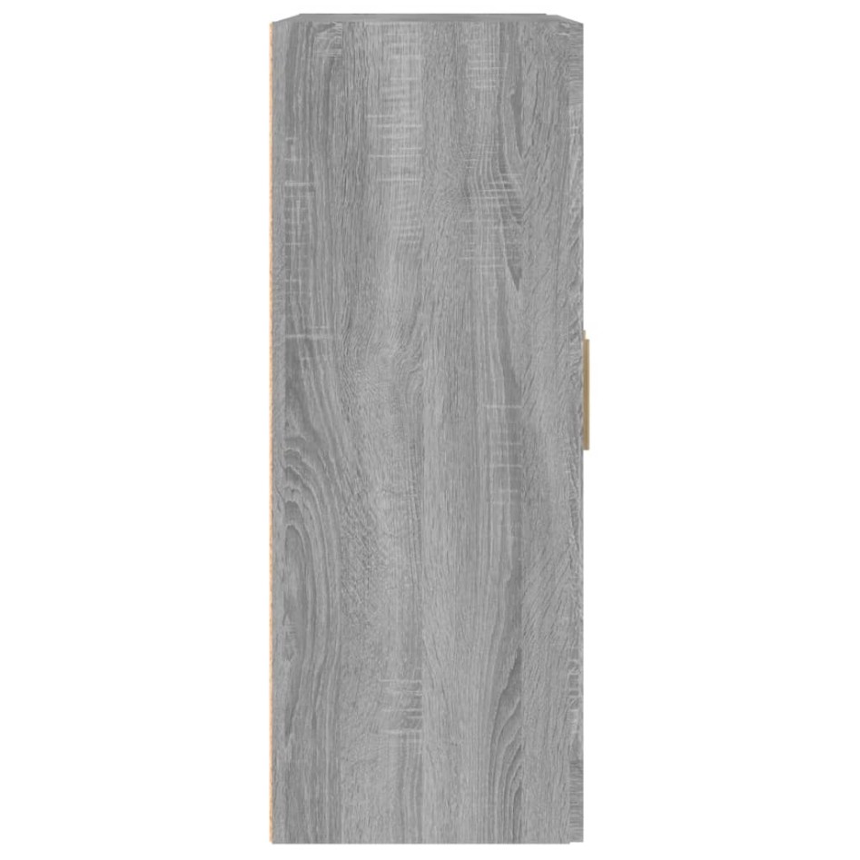 Armario de pared madera ingeniería gris Sonoma 69,5x32,5x90