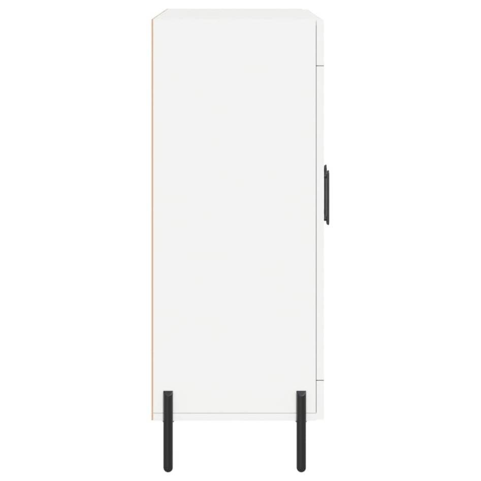 Aparador de madera de ingeniería blanco 69,5x34x90