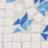 Base de sombrilla cuadrada azul y blanco 12