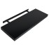 Estantes flotantes de pared 2 unidades negro 100x20x3,8