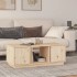 Mesa de centro de madera maciza de pino 110x50x40
