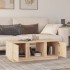 Mesa de centro de madera maciza de pino 110x50x40