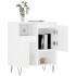 Aparador de madera contrachapada blanco 60x35x70