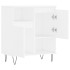 Aparador de madera contrachapada blanco 60x35x70