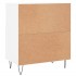 Aparador de madera contrachapada blanco 60x35x70