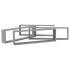 Estante cubo pared 4 uds contrachapada gris Sonoma 100x15x30