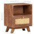 Mesita de noche de madera maciza de mango 40x30x50