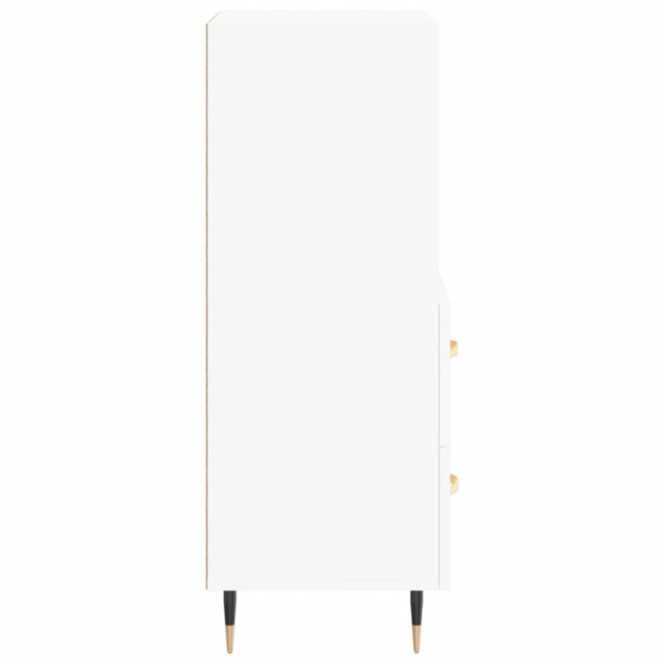 Aparador madera de ingeniería blanco 34,5x34x90