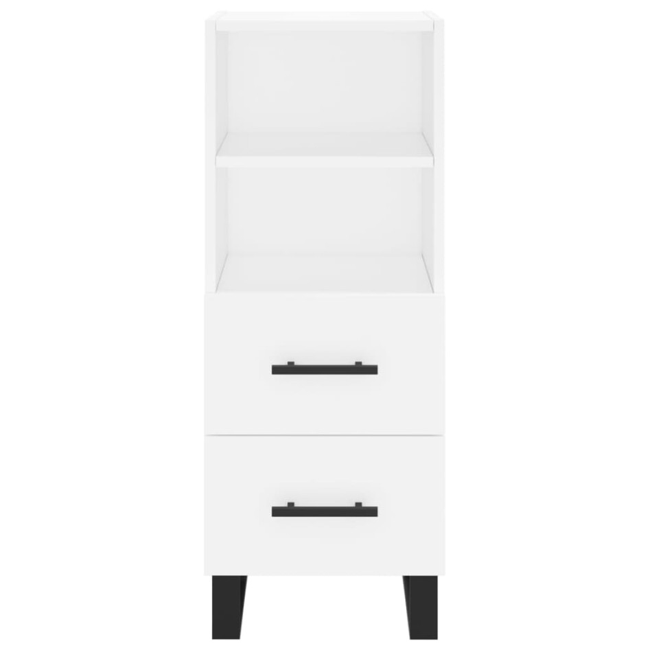 Aparador madera de ingeniería blanco 34,5x34x90