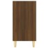 Aparador de madera de ingeniería marrón roble 103,5x35x70