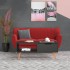 Mueble de TV madera de ingeniería gris 100x49,5x43