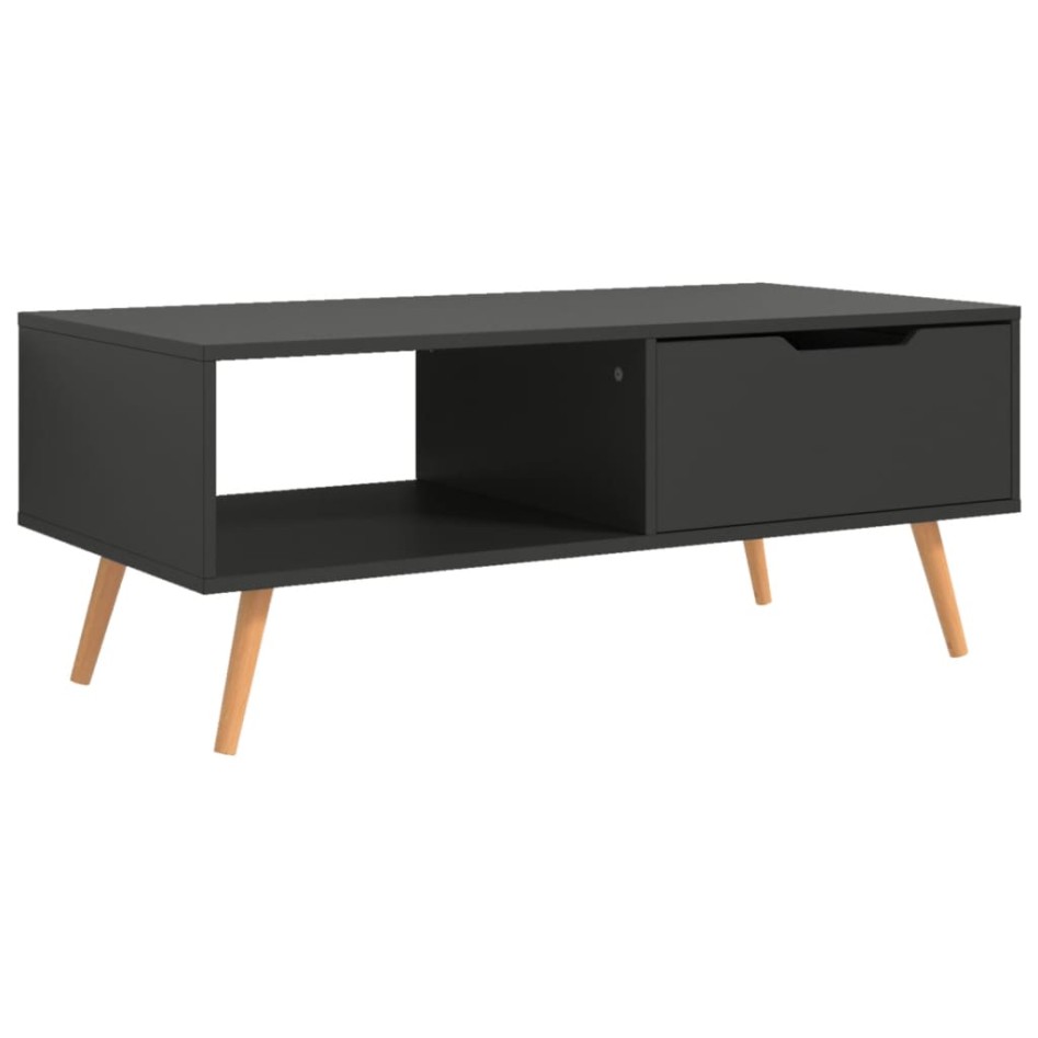 Mueble de TV madera de ingeniería gris 100x49,5x43
