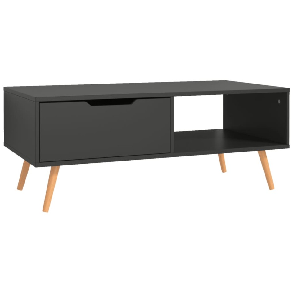 Mueble de TV madera de ingeniería gris 100x49,5x43