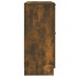 Aparadores 2 uds madera contrachapada roble ahumado 30x30x70