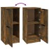 Aparadores 2 uds madera contrachapada roble ahumado 30x30x70