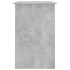 Escritorio de madera contrachapada gris hormigón 100x50x76