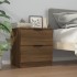 Mesitas de noche 2 uds madera contrachapada color roble
