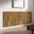 Cabecero pared madera contrachapada roble ahumado 240x1,5x80