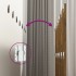 Cabecero pared madera contrachapada roble ahumado 240x1,5x80