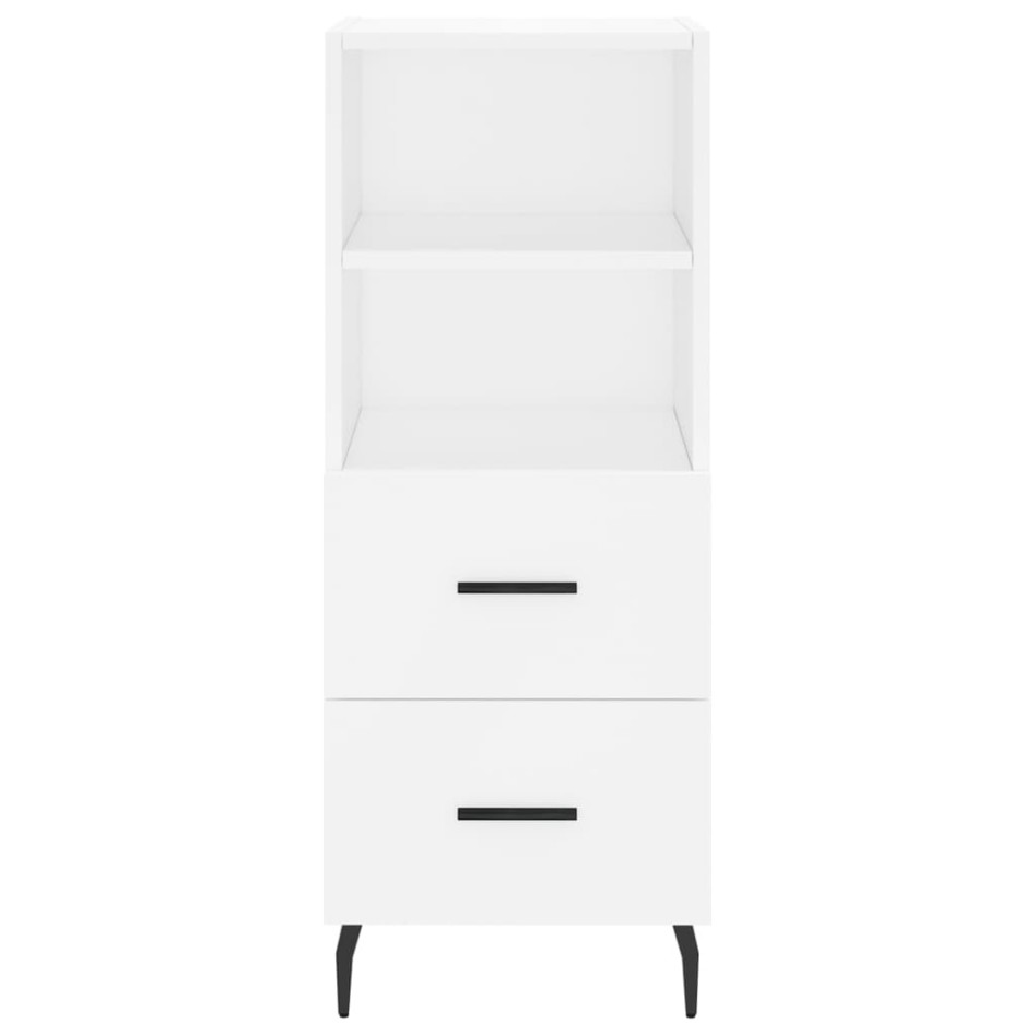 Aparador madera de ingeniería blanco 34,5x34x90