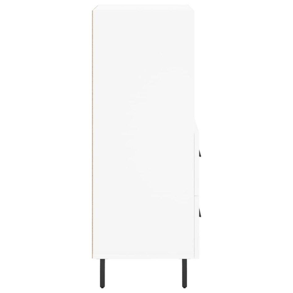 Aparador madera de ingeniería blanco 34,5x34x90