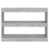 Estantería/divisor de espacios gris hormigón 100x30x72