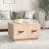 Mesa de centro de madera maciza de pino 60x53x35