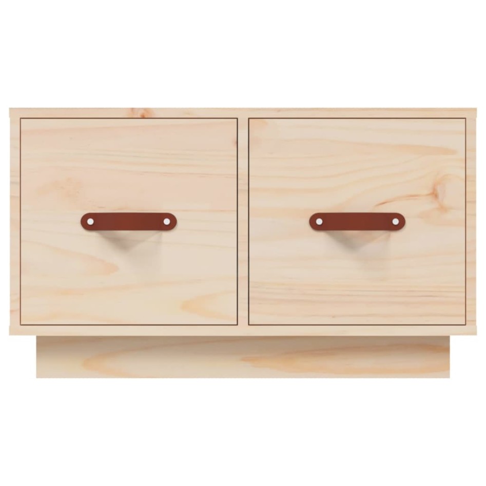 Mesa de centro de madera maciza de pino 60x53x35