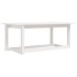 Mesa de centro de madera maciza de pino blanco 110x55x45