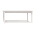 Mesa de centro de madera maciza de pino blanco 110x55x45