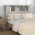 Mueble cabecero gris hormigón 140x18,5x104,5
