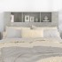 Mueble cabecero gris hormigón 140x18,5x104,5