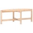 Mesa de centro de madera maciza de pino 118x63x45