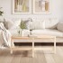 Mesa de centro de madera maciza de pino 118x63x45