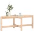 Mesa de centro de madera maciza de pino 118x63x45